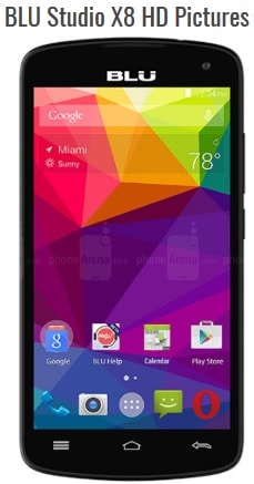 BLU Studio X8 HD model in India pic