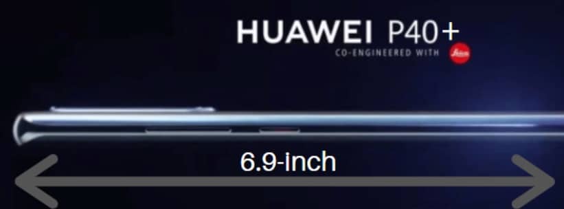 Huawei P40 Plus new leak on screen pic