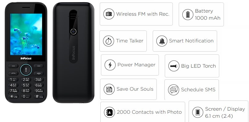 InFocus Vibe 3 price for India at low level pic