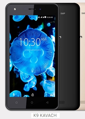 Karbonn K9 Kavach 16GB model Indian price pic