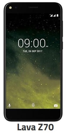 Lava Z70 best price pic