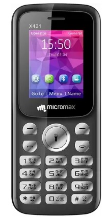 Micromax X421 new 2G feature phone in India pic