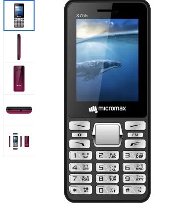 Micromax X755 with basic features in India pic