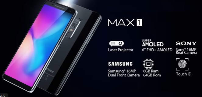 Blackview Max 1 Projector phone price image 2019