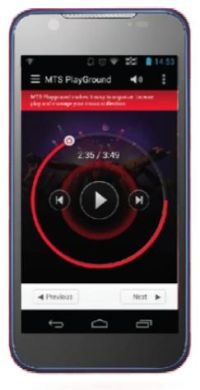 MTS Blaze 4.5 price in India pic