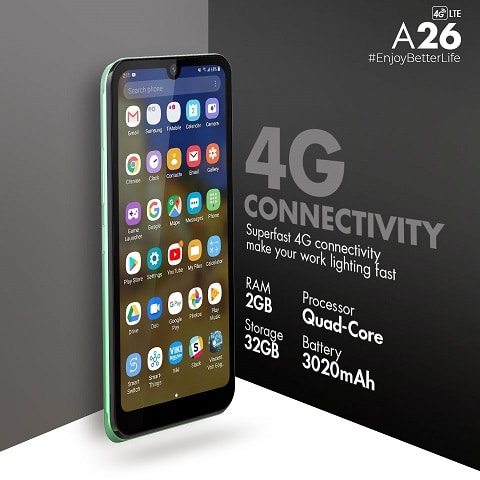 Itel A26 with AI powered dual camera and low price in India pic