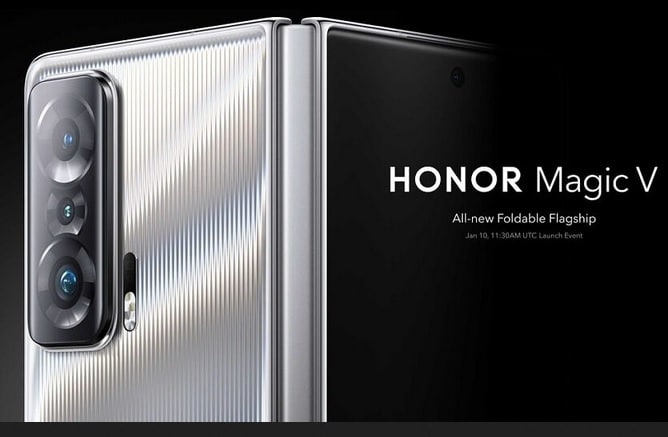 Huawei Honor Magic V Foldable phone with high end features and premium price in India pic