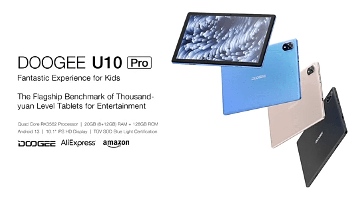 DOOGEE U10 Pro tablet price and specifications list image Update on DOOGEE U10 Pro price in India and quality of features pic