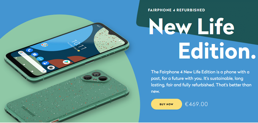 Update on price of Fairphone 4 New Life Edition in India and features, specifications list pic